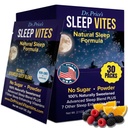 Dr. Pricen vitamiinit Natural Sleep Aid - Sleep Supplement - Melatoniini uni - 30 Packets - unilääkkeet Aikuiset, Tryptofaani, Calming Magnesium Powder, Non Drowsy Sleep Support