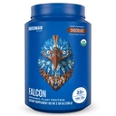 BIRDMAN Falcon Vegan Protein Powder Organic, Stevia & Sugar Free, Plant Based Protein, Low Carb, Dairy Free, Keto, Non Whey Protein, Probiootti, Pea Protein 