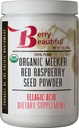 Berry Beautiful Organic Meeker Punainen vadelma siemenjauhe (Ellagic Acid, kuitu) - 1 Lb (454g) - Kylmäpainettu US-Grown Vadelmat