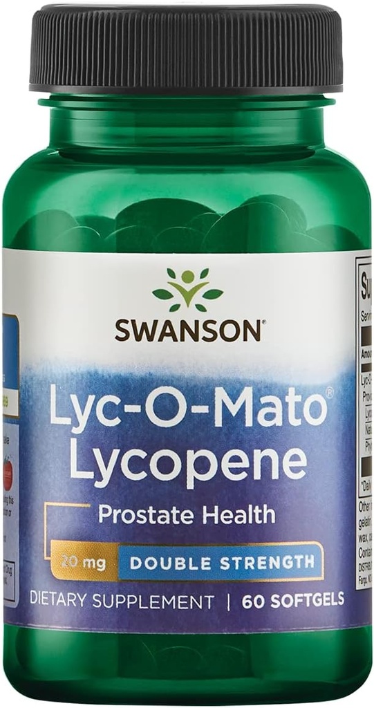 Swanson Double-Strength LYC-O-Mato Lycopene 20 Milligramma 60 Sgels