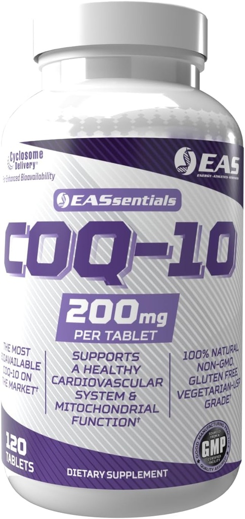 Experimental and Applied Sciences COQ-10 200mg ... Antioksidantti, joka tukee sydämen terveyttä ja energiaa... Gluteeniton, ei-muuntogeeninen...