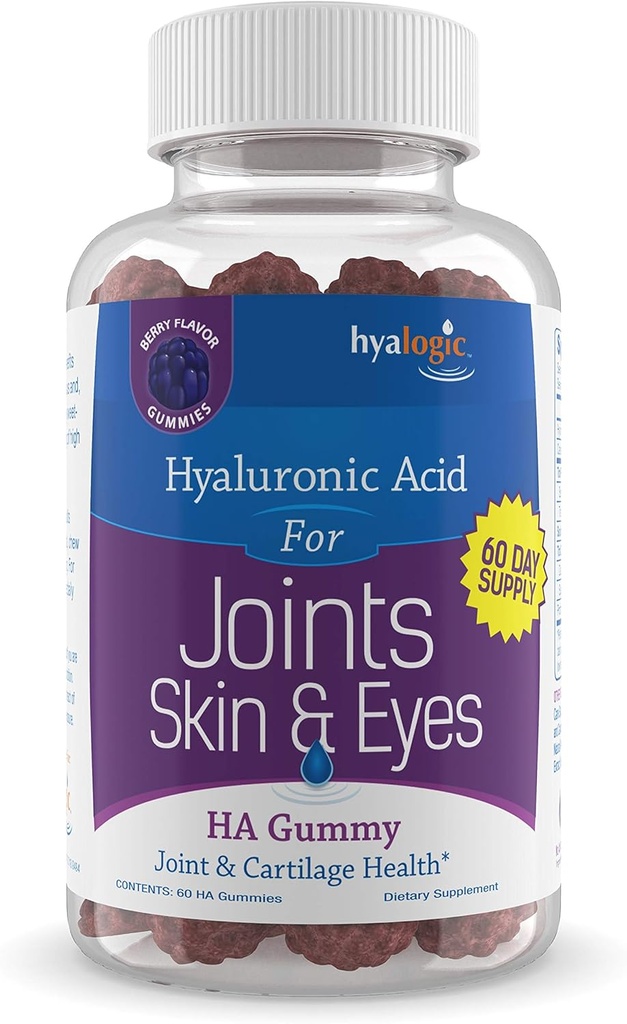 Hyaluronihappo niveliin 60 milligrammaa 60 gummia
