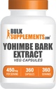 BulkSuplements.com Yohimbe Extract kapselit - Yohimbe Bark Extract, Yohimbe lisäravinteet, Herbal Supplement - Gluteeniton, 1 Veg kapseli per tarjoilu, 360 kapselia (Pakki 1)
