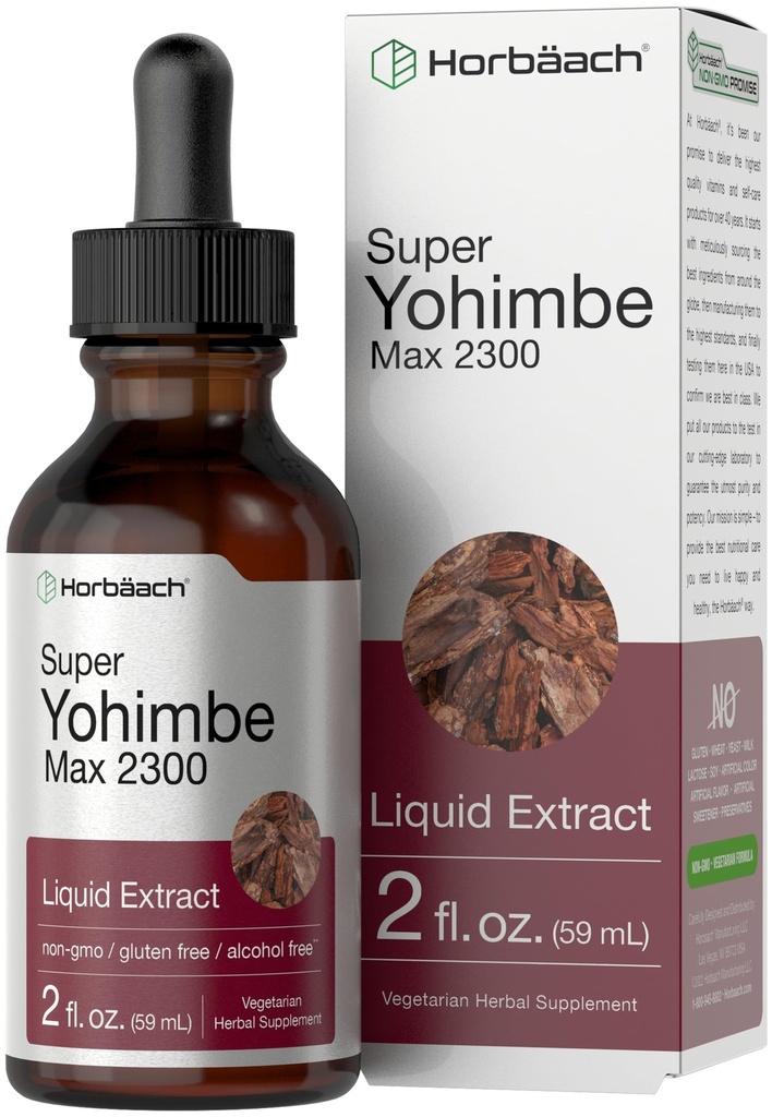 Horbäach Yohimbe Bark Liquid Extract 