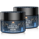 Ajoblanco 800 Mg Himalayan Shilajit Resin, Shilajit Pure Himalayan Organic, Shilajit Supplement with Puhtaus, Korkea Annostus & Potency for Energy, Strength & Immuniteetti, Miehet & Naiset, 30 Gram, Pakkaus 2