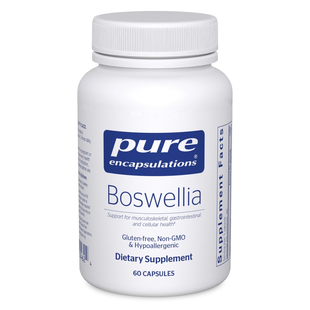 Rena inkapslingar Boswellia Supplement - för gemensam hälsa, GI & Connective Tissue - Stöder hälsosamma gemensamma & Digestive Health * - Non-GMO & Vegan - 60 kapslar