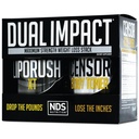 NDS Nutrition Maximum Strength Dual Impact Stack - Tehokas 2-in-1 laihtuminen Kit Yhdistää korkean energian rasvaa polttava XT Termogenic Premium CLA Sensori Body Toner (60 Caps & 90 Softgels)