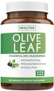 Super Strength Olive Leaf Extract Capsules - Vegan Non-GMO 750mg Olivextrakt med 20% Oleuropein Antioxidant Supplement för Immunity Skin och Heart Health Support - Tillverkad i USA (4 månaders leverans)