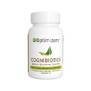 BIOptimizers Cognibiotics Probiotic Brain Supplement - Hjälper till att stödja humör, bättre fokus, minne, mental klarhet - 30 kapslar