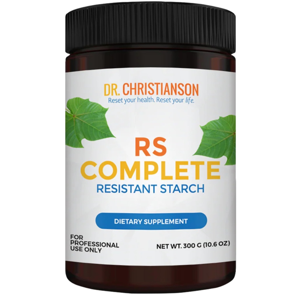 Dr. Christianson RS Complete - Resistant Tärkkelysjauhe luomuvihreällä banaanijauholla - ei-GMO + Dairy Free Powder Supplement - Metabolia Palauta ruokavalio (30 tarjoilua / 300 g)