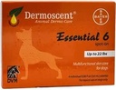 Bayer Dermoscent 6 Spot ihonhoito pienille koirille jopa 22 lb Fish Oil Nutritional täydentää