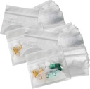 Pill Pouch Bags - (Pack of 400) 3 "x 2.75" - BPA-Free, Poly Bag Disposable Zipper Pills Baggies, Daily AM PM Travel Medicine Organizer Storage Pouches, Bästa Clear Återanvändbar med Skriv-på-etiketter