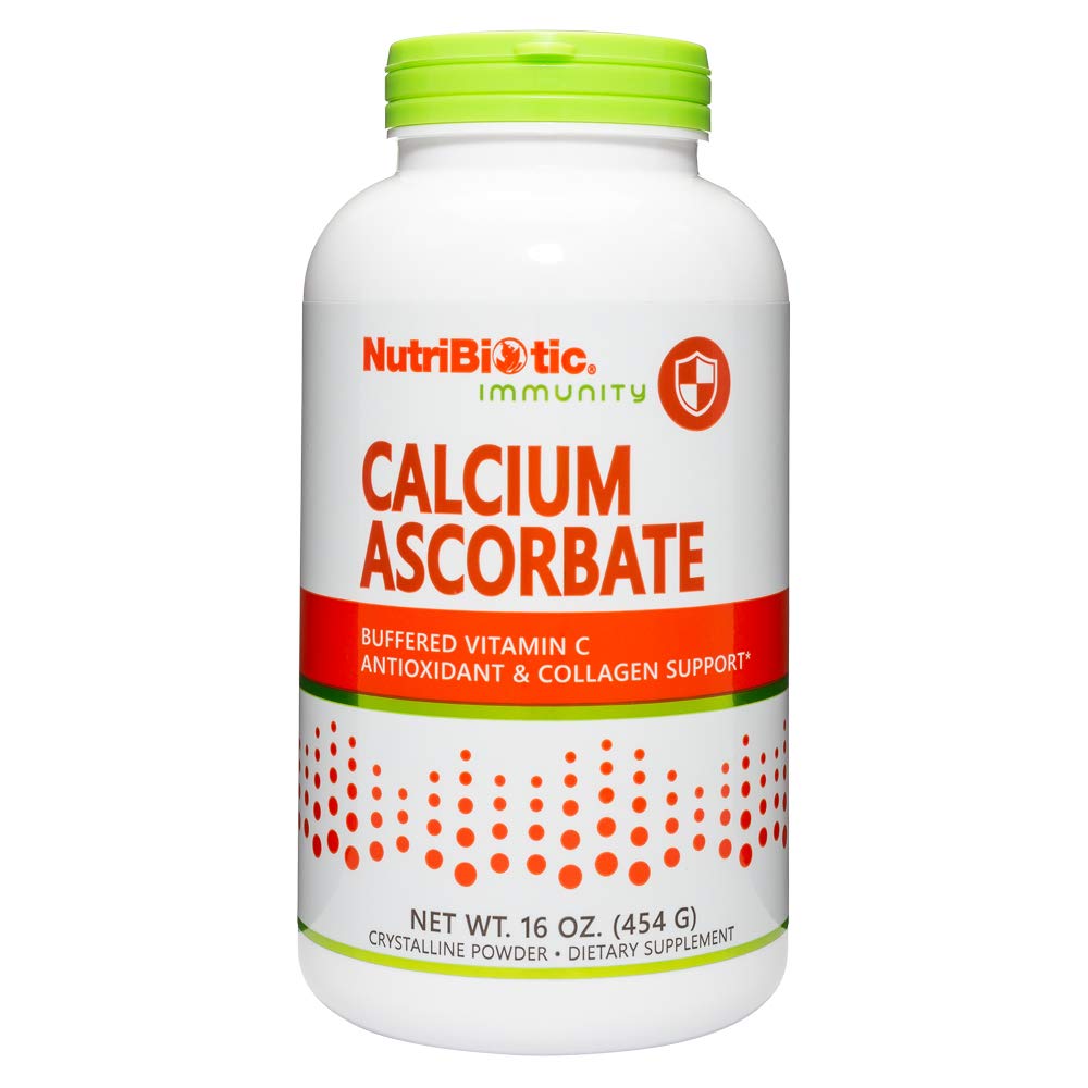 NutriBioottinen - kalsiumaskorbaatti C-vitamiinijauhe, 16 Oz ... Essential Antioxidantti & Collagen Supplement Buffed with Calcium ...