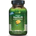 Irwin Naturals High Potency Mega D3 & K2 + Turmeeriuute ... 60 Liquid Soft-Gels