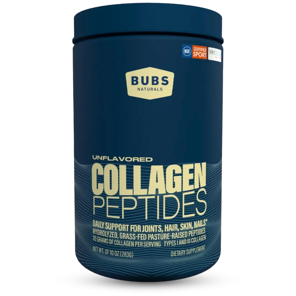 BUBS Naturals Ei makua Kollageenin Peptides Powder, parhaat proteiinit niveliin ja ihoon, pastöroitu ruoho Fed, Paleo ja Keto Friendly, Koko30 Hyväksytty, ei-GMO maitotuotteet ja Gluteeniton, 10oz, 14 tarjoilu