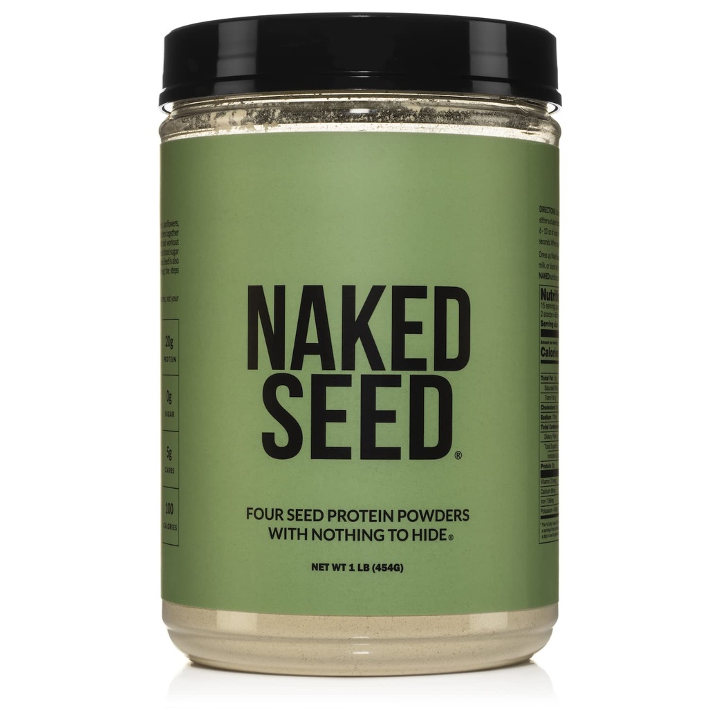 Alaston Seed - 4 Seed Protein Powder, Vain 4 Ainesosat - Chia, Vesimeloni, Auringonkukka ja Kurpitsa Seed - Gluteeniton, Soy Free, Vegaani, Ei Gmos, Ei Keinotekoisia Makeuttajia - 15 Tarjoukset