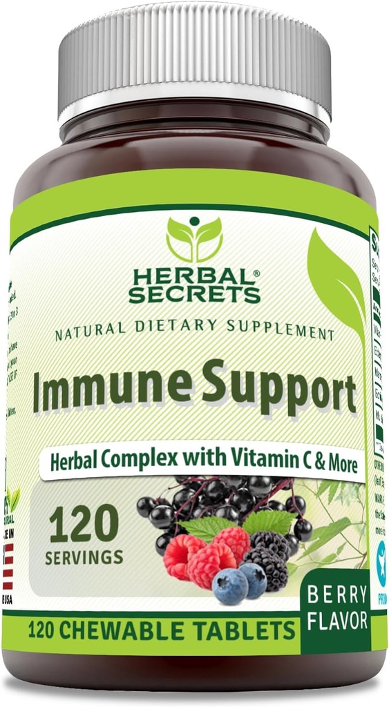 Herbal Secrets Immuunituki C-vitamiini & Elderberry ...