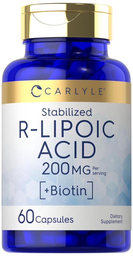 Carlyle R-lipoiinihappo 200 mg ... 60 kapselia...