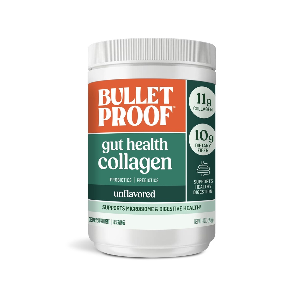 Luotisuojaton Gut Health Collagen Protein, 14 Ounces, 10g Grass-Fed Collagen Peptides for Gut, Skin, Bone and Joint Support