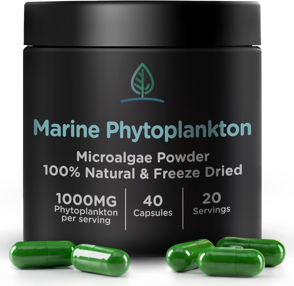 Marine Phytoplankton kapselit holisti Bin ... Luonnollisesti kasvanut Nordic Seawaterissa...