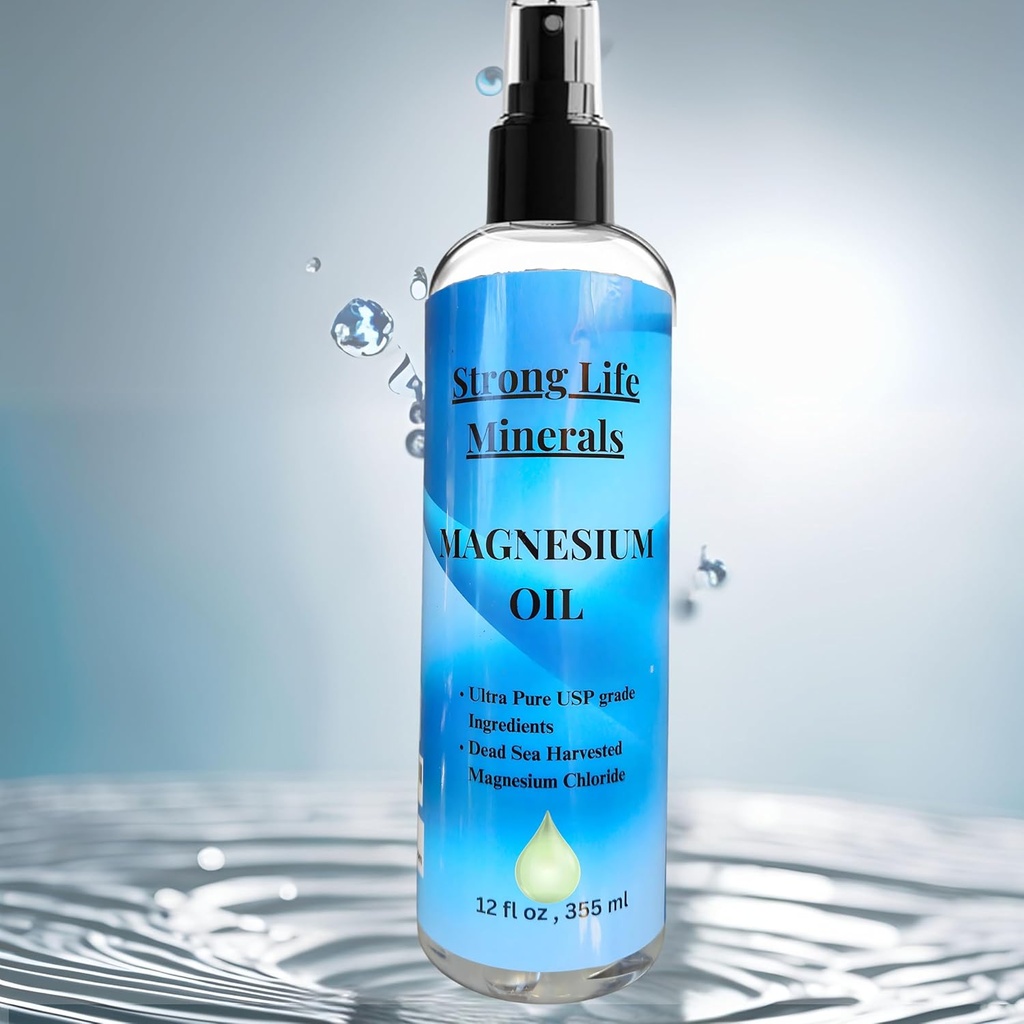 Släpp loss Power Extra Strength Magnesium Body Spray 100% Organic Made i USA jämför med sju mineraler och antika mineraler. Magnesiums kraft kan förändra ditt liv.