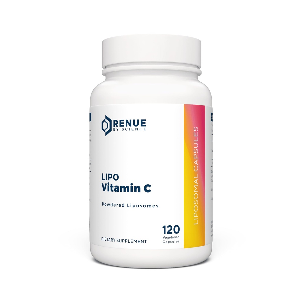 Renue tieteen C-vitamiinin ...High Strength Liposomal C-vitamiinin täydennysosa ... 120 C-vitamiinin kapselit... 500 mg C-vitamiinia per tarjoilu...