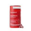 HumanN SuperBeets Juurikapselit Nopea julkaisu 1000mg, auttaa tukemaan typpioksidin tuotanto, verenpaine, sydämen terveys, sisältää ei-GMO Beetroot Powder, tutkittu antioksidantit 180 kreivi