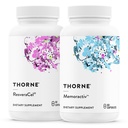 THORNE - ResveraCel (60 kapselia) & Memoractiv (60 kapselia) Bundle - Tukee aivojen terveyttä ja tervettä ikääntymistä - Gluteeni, maitotuotteet ja soijattomat