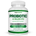 Arazo Nutrition Probiootti 40 miljardia PMY - Säilyvyys Stable Prebiootit ja Acidophilus - Stable Potency Until Ending ...