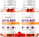 (2 pakkaus) Nopea repäisty Keto ACV Gummies Tuki, Rapidip Keto Plus Apple Sider Viinietikka Gummy Advanced Formula 1050MG, Kaikki luonnolliset gomitas Arvostelut, 120 Gummies varten 2 kuukautta