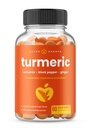 NutraChamps Gummies för vuxna och barn med Ginger & Black Pepper Extract, 95% Curcuminoids, Vegan Natural Curcumin Joint Support Supplement, Tumeric Gummy Supplements