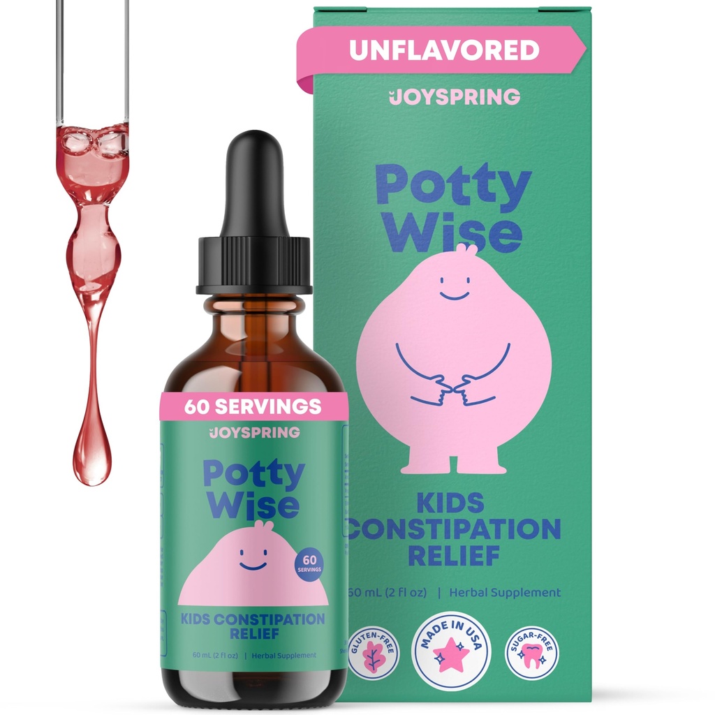 JoySpring Potty Wise ... Hellävarainen Ruoansulatustuki lapsille...........................................................................................................................................................................................................................................
