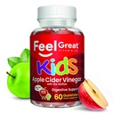 Feel Great Apple Siideri Viinietikka Gummies lapsille ...Rich in digestive Enzymes & Natural Antioxidants for Gut Health...