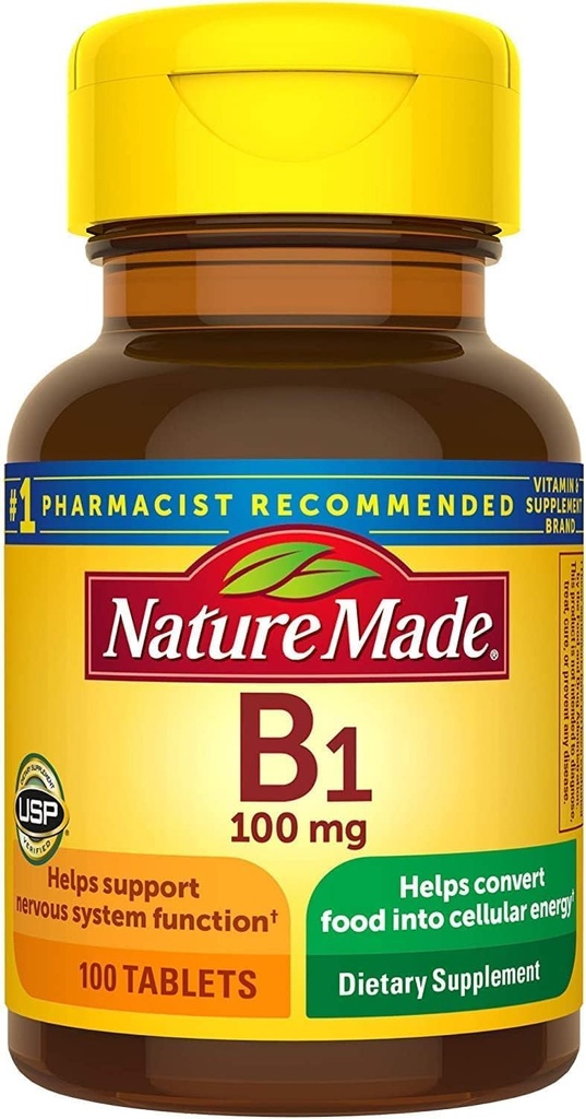 Luonto Valmistettu B- 1 100 mg: n tabletti - 100 ct, 2 tabletin pakkaus
