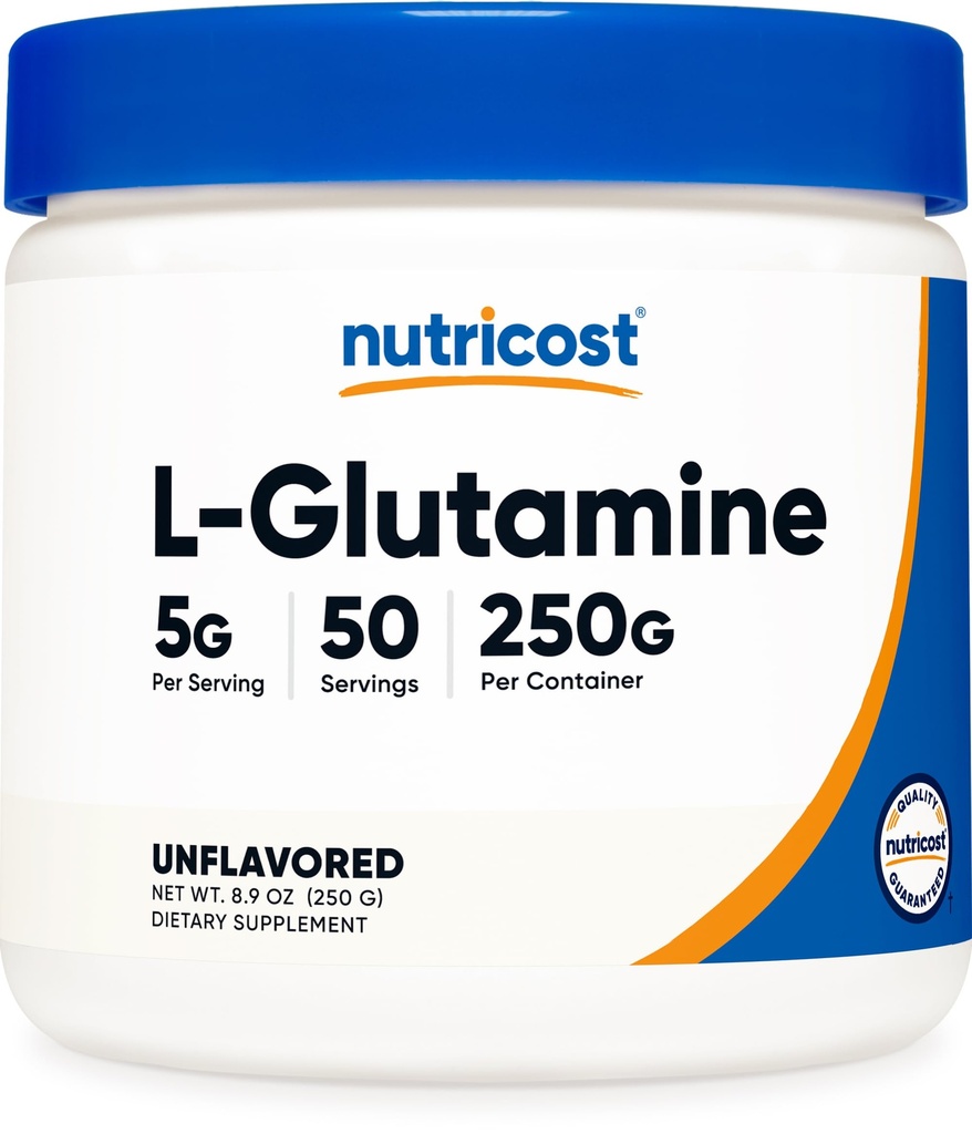 Nutricost L- glutamiinijauhe 250 Gram