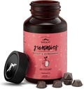 Puhtaat Himalajan shilajit Gummies, sokeriton, 85+ Trace Minerals & Fulvic Acid for Energy, Metabolia & Immuuni tuki, shilajit miesten & naisten, Ashwaghanda Gummies (60 kreivi)