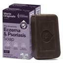 Marie Originals Eczema Face Soap Body Wash Bar - All Natural Psoriasis, Dermatit Behandling för torr Itchy Flaky Skin Relief - Gentle Detoxifying, Healing, Anti-Itch, Cleansing Skincare (Pack of 2)