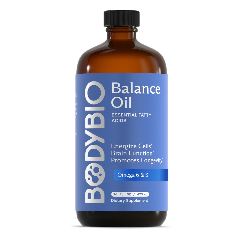 BodyBio Balance Oil - Vegaani Omega 3 6 Täydennysosa 
