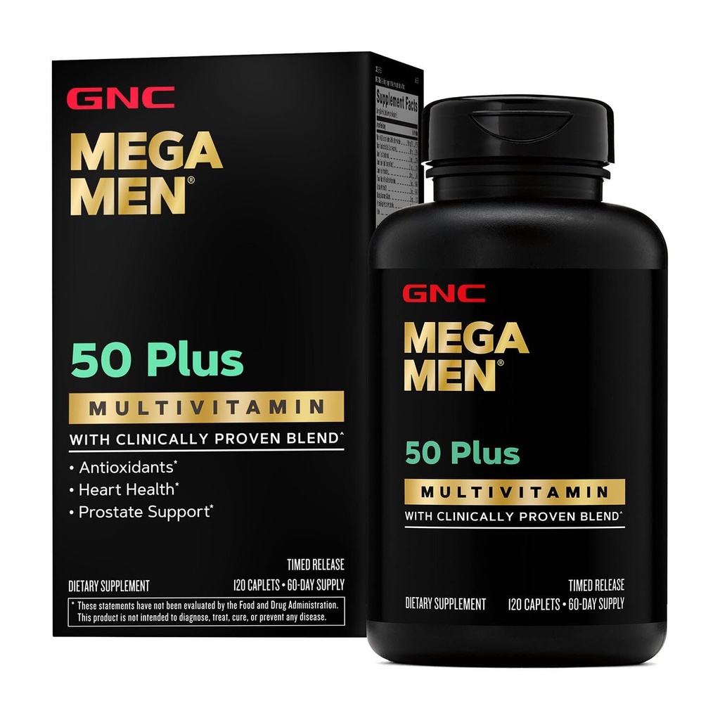GNC Mega Men 50 Plus Multivitamiini ... Antioksidantit...