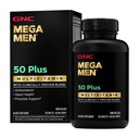 GNC Mega Men 50 Plus Multivitamin | Antioxidanter | Hjärthälsa | Prostata och cirkulationsstöd | 120 greve