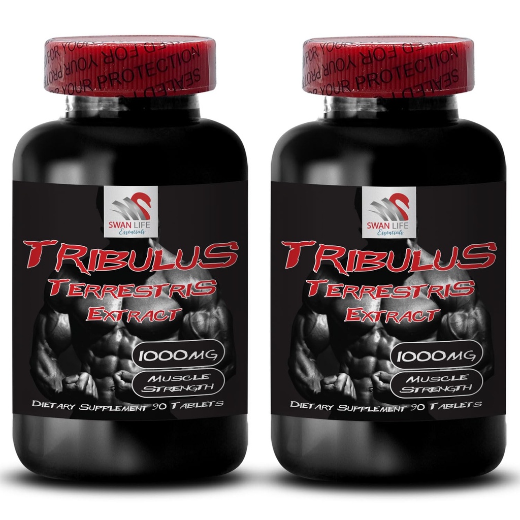 Energy Enhancement - TRIBULUS TERRESTRIS EXTRACT - Strength Recovery Formula, Active Stamina Support, Physical Power Booster, Dynamic Muscle Power, Energy Flow, Strength and Endurance 2Bot 180Tabs