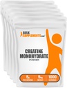 BulkSupplements.com Creatine Monohydrate Powder - Kreatin Supplement, Micronized Kreatin, Kreatinpulver - Unflavored & Gluten Free, 5g (5000mg) per portioner, 5kg (11 lbs) (Pack av 5)