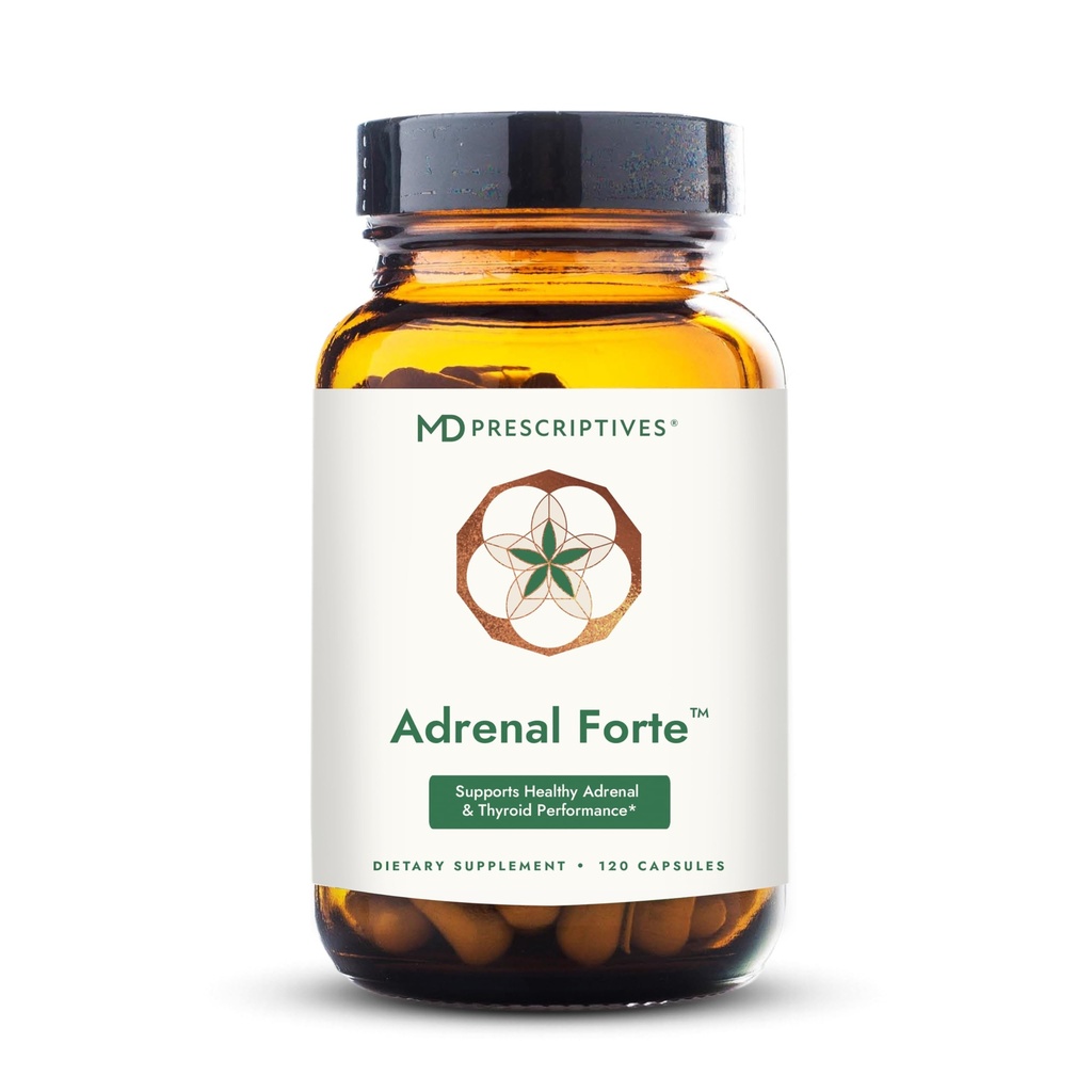 MD Prescriptives - Adrenal Forte - Adrenal Support Supplement * Ashwagandha & Rhodiola - 120 kapselia