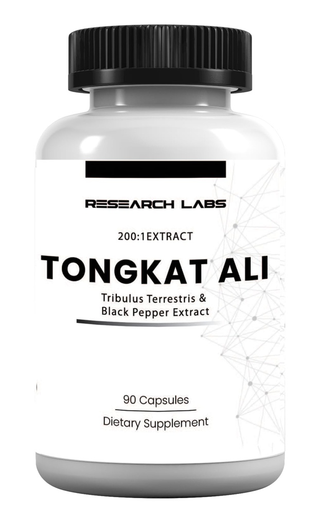 Forskning Labs Longjack Tongkat Ali Extract Capsules 200x Styrka | 200.000 mg | Styrka, Kör, Prestanda & Muskel Massa