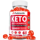 Keto ACV Gummies för kvinnor - Apple Cider Vinegar Gummies med mor, B Vitaminer, Pomegranate & Beet Root - Metabolism, Vegan, Sugar-Free, 60 Ct