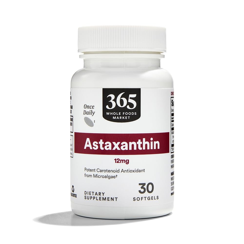 Whole Foods Market, Astaksantiini 12mg, 30 ist