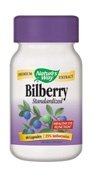 Nature's Way Bilberry Premium Extract, Tukee silmien terveyttä*, Eye Health Supplement for Adults with Black Elderberry*, Gluteeniton, Vegaani, 60 kapselia (Pakkaus toukokuussa Vary)