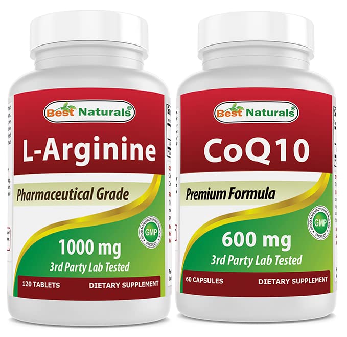 Best Naturals L-arginiini 1000 mg & CoQ10 600 mg