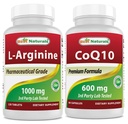 Bästa naturliga L-arginin 1000 mg & Q10 600 mg