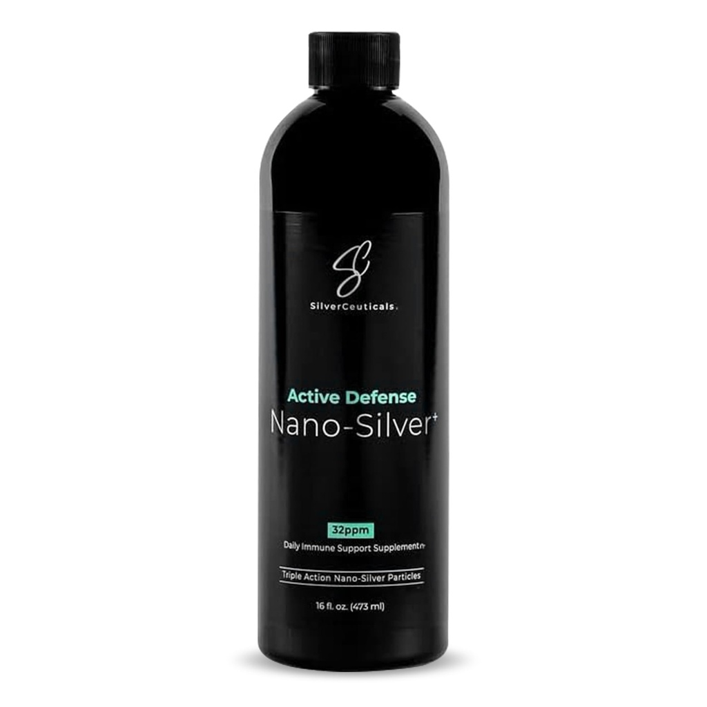 Kolloidinen hopea w/Nano tekniikka - 32ppm 16oz - 8X tehokkaampi - Luonnollinen immuunituki - Säästä sairauspäivät - Ikä 5 ja ylös - Outperforms Korkeampi PPM Silvers - Ei makua ja hajua - 3rd Party testattu